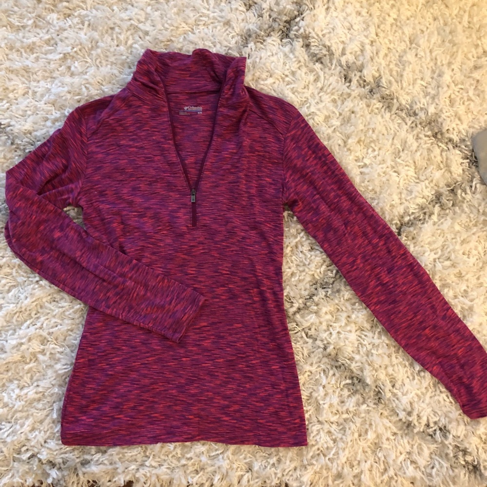 Pink and purple Columbia pullover